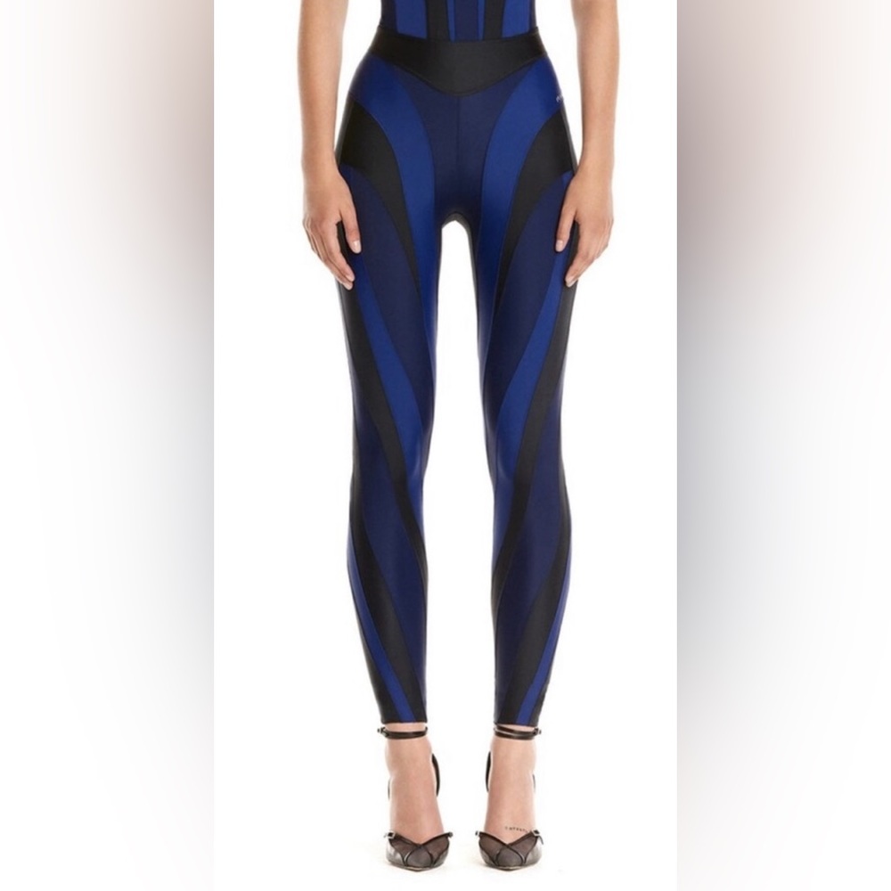 Mugler spiral legging